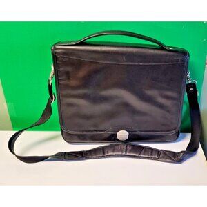 McKlein USA Leather Padded Compartment Laptop Briefcase